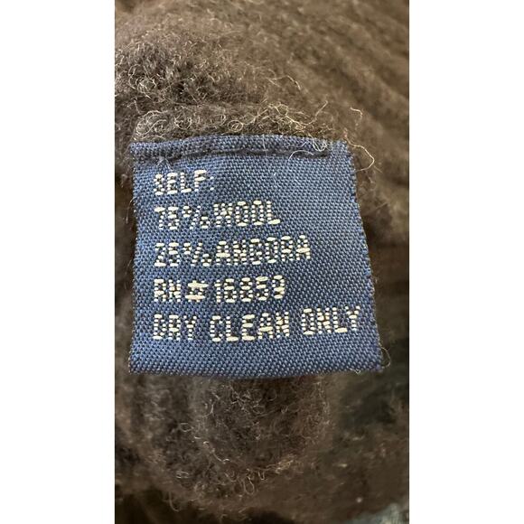 J. McLaughlin Wool Blend Black Cord Sweater Women’s Small - Picture 5 of 7